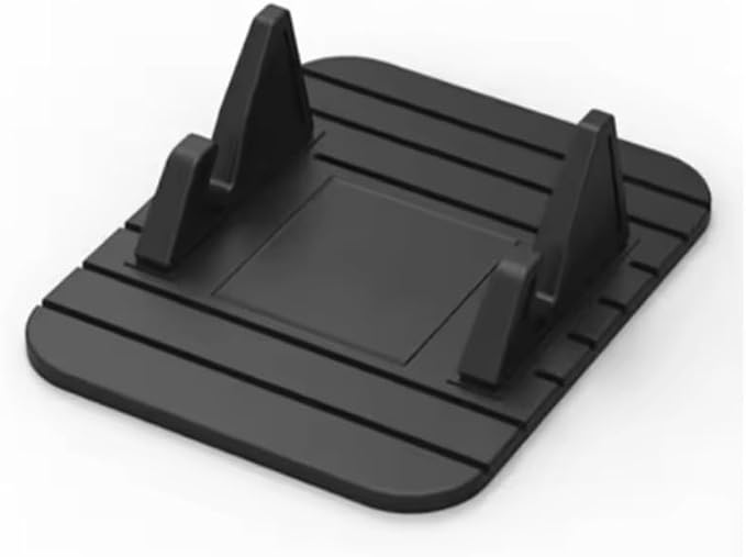 Creative Silicone Phone Stand for Car Dashboard Horizontal and Vertical Universal Navigation Stand (Black)
