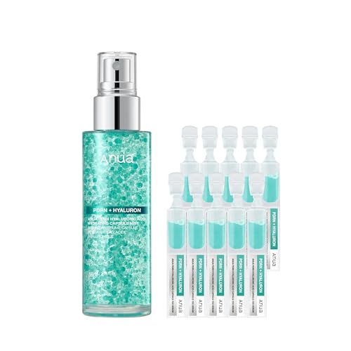 Anua PDRN Mist & Serum Duo, Collagen Glow Facial Serum Spray & Hy...