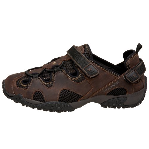 Allrounder By Mephisto Men's Elios Sandal,Mocca/Black,9 M Us #TOP6