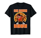Six Seven 67 Turkey Dabbing 6 7 Thanksgiving Men Boys Kids T-Shirt