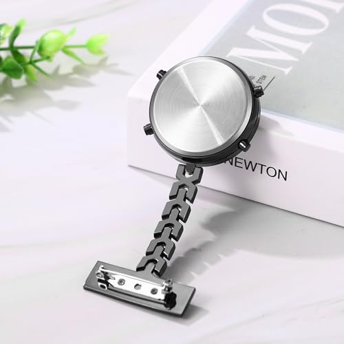 Image of Lancardo Pin on Electronic Watch: HD Digital Display Multi-Function Day Calendar Alarm Stopwatch for Nurses Doctors Hikers Chefs Climbers