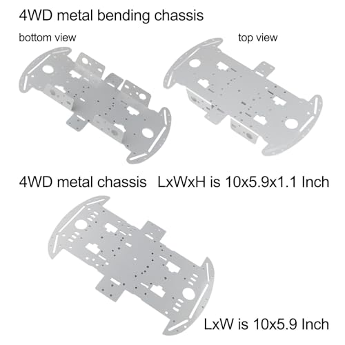 Kit voiture robot 4WD omnidirectionnel pour projets de codage - 5