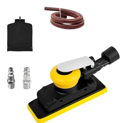 Precisions Luftbetriebener Schleifer, pneumatisch, Exzenterschleifer, ideal für Möbelherstellung und Metallpolierarbeiten, elektrischer Exzenterschleifer