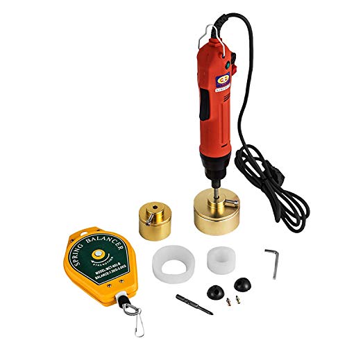 Preisvergleich Produktbild Frantools Elektrische Verschließmaschine Schraubverschlüsse Elektrische Handverschließmaschine für Flaschen 80W für Flaschen mit maximal 30-90 Flaschen / Min