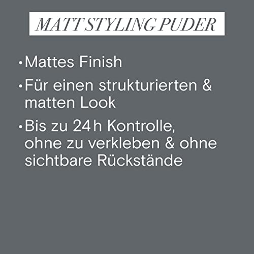 Haarpuder Taft Matt Puder (10 g) für Struktur und Kontrolle
