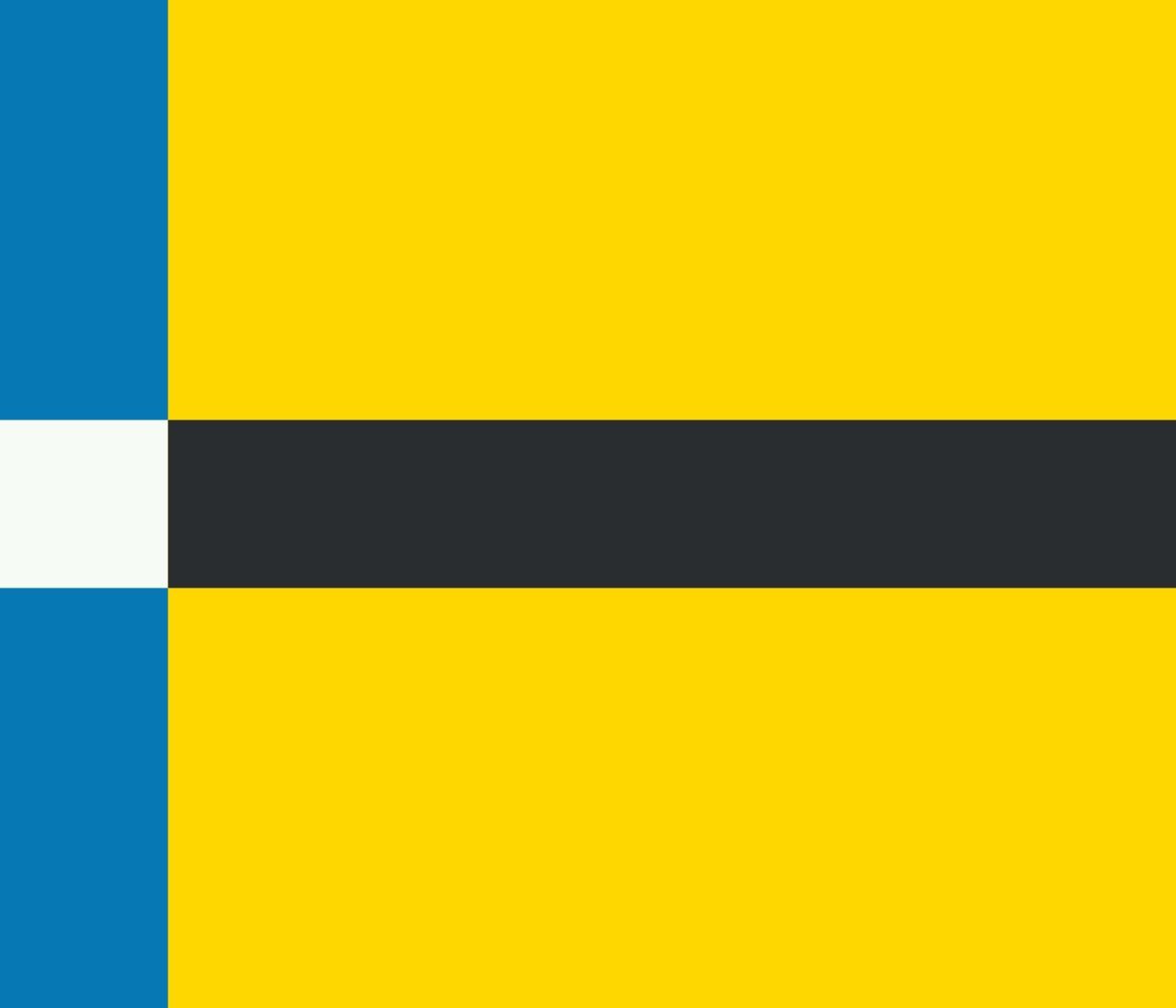 Drapeau Large Kornwerderzand pavillon extérieur doarpsflagge fan