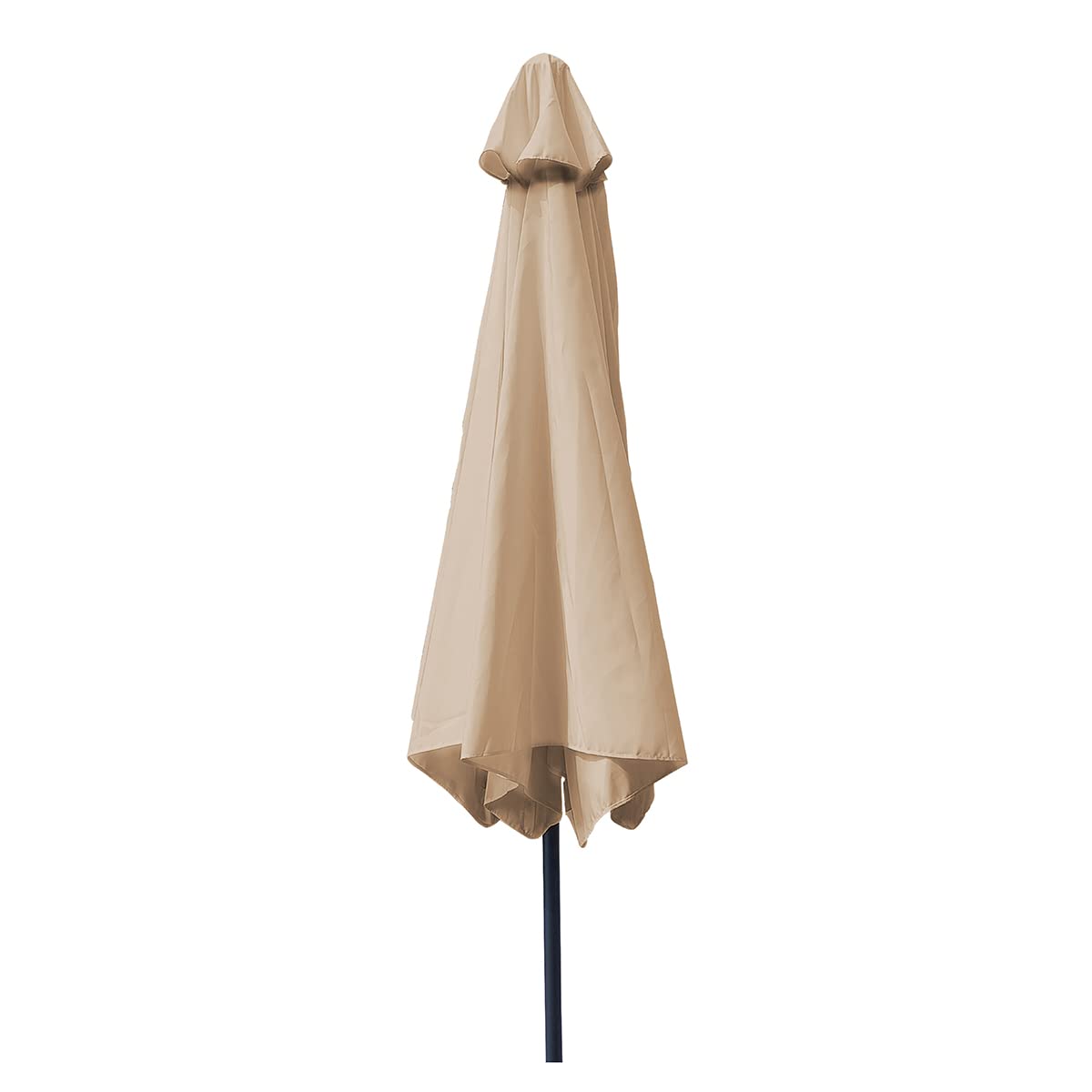 Acomoda Textil – Sombrilla de Jardín con Forro Anti UV 200x300cm. Parasol de Aluminio con Manivela, Toldo Rectangular para Patios y Terrazas (Beige)