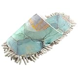 MCHIVER Colorful Ink Mop Slippers for Floor Cleaning Kitchen Mop Shoes for Men Dust Mop Slippers for