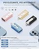 Chiavetta USB 256GB per iPhone, certificata MFi, con Lightning, Type A, Type-C e micro USB, compatibile con iPhone, iPad, Android e PC, USB 3.0 veloce, espansione di foto, documenti e video,Blu