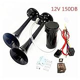 ✅ Warnung: Superlauter 150 dB Ton kann nicht ignoriert werden, dieses Horn ist wirklich laut. Bitte verwenden Sie es nicht in der Nähe von Schule oder Krankenhaus. Bei Fragen wenden Sie sich bitte an unseren Kundenservice.