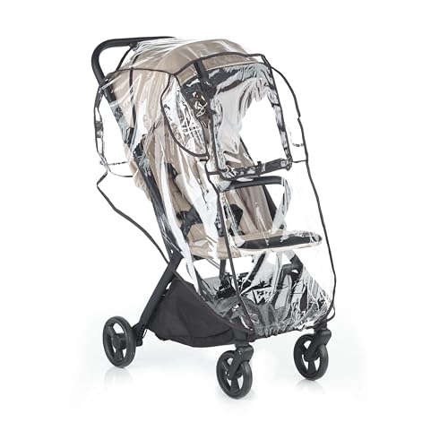 Jané Burbuja de Lluvia para Silla de Paseo y Cochecitos, Universal, Transparente, con Bolsa de Transporte, Ventana Central, Transparente