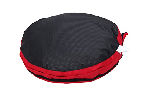 Long Rich Happycare Textiles Durable Oxford To Sherpa Pet Cave And Round Pet Bed, 25", With Removable Top And Insert #TOP5