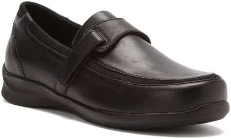 Apex Women's A200W Eveyln Loafer Flat, Black, 10 X-Wide | Image 2