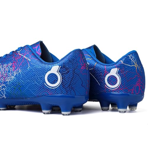 Boys' Soccer Shoes Kids Firm Ground Soccer Cleats Girls Athletic Sneakers Outdoor Turf Football Shoes for Little/Big Kid4