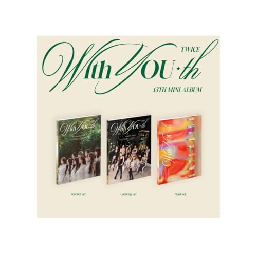 TWICE - With YOU-th (13th Mini Album) CD + korzyści w przedsprzedaży + składany plakat (wersja Forever, 1 składany plakat)