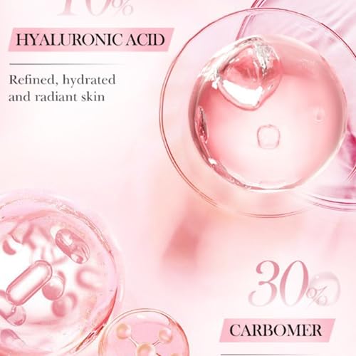 Alvivi Daily Moisturizing Essence for Face 30ml Lightweight Hydrating Serum for Women Non Greasy Pink One Size