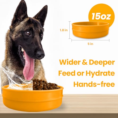 Dog-Water-Bottle-and-Large-Dog-Travel-Bowl-Combo-Portable-Water-Bottle-Dispenser-for-Hunting-Hiking-Beach-Camping-Park-Walking-50OZ-Yellow