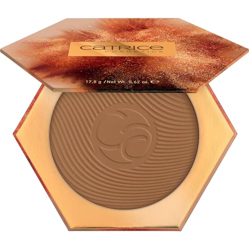 Catrice Maxi Bronzing Powder, Bronzer, Nr. 020, Braun, mit Vitaminen, hochpigmentiert, sofortiges Ergebnis, natürlich, matt, vegan, ohne Parfüm, ohne Alkohol, ohne Parabene, 1er Pack (17.8g)