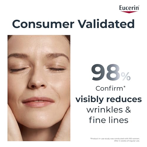Eucerin Hyaluron-Filler Day Cream SPF 15 50ml, Anti-Ageing Facial Moisturiser with 3x Effect Formula for Visible Wrinkle Reduction, Firming Cream for Mature Skin, With Hyaluronic Acid