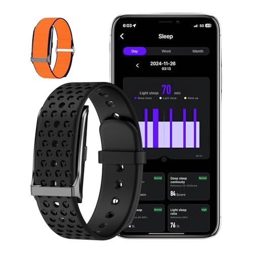 Fitness Tracker , IP68 Waterproof - 127 Sport Modes, 24/7 Heart Rate, Sleep Analysis, GPS, Pedometer, Blood Pressure/SpO2 Measurement, Compatible with iOS Android(Complimentary orange braided strap)