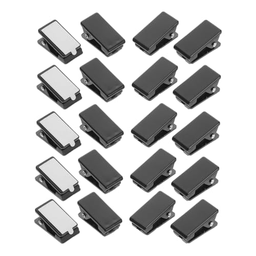 PLAFOPE 20pcs Mini Picture Clips: Sticky Photo Holders for Posters Files Adhesive - Tapestry - Wall Clip for Photo Displaying - Office and Home Supplies