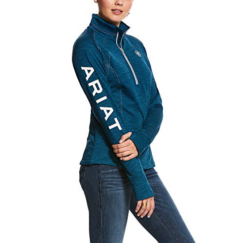 ARIAT Women's Tek Team 1/2 Zip Sweatshirt (Large)
