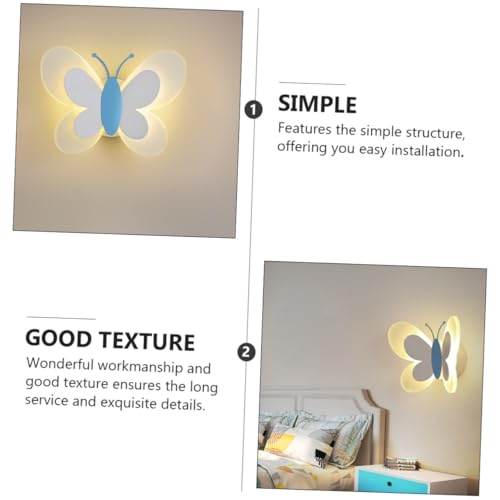 Lámpara de pared moderna diseño insecto antideslumbramiento para pasillo 7