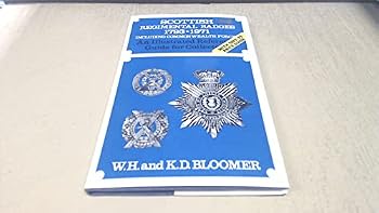 Hardcover Scottish Regimental Badges, 1793-1971, including Commonwealth forces Book