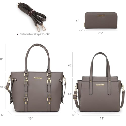 Image of Montana West 3PCS Purses for Women Tote Bag and Wallet Set Shoulder Satchel Handbags