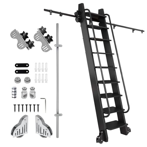 Kit rail coulissant robuste de quincaillerie pour échelle - 2