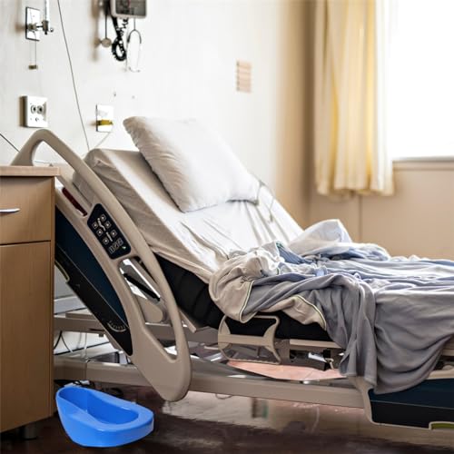 Bedpan for Urine Thick Urinal Bed Pan Portable Urine Bedpans Bottle Unisex Commode Bed Bedbound for Emergency Bedridden Patients Pregnant Elderly Men Women