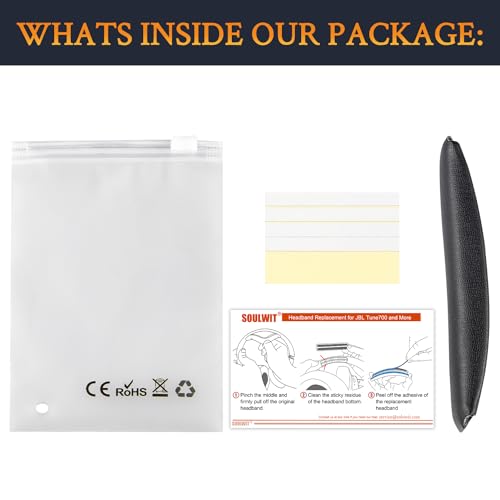 SOULWIT Faixa de Cabeça para JBL Tune 500(500BT)/510(510BT)/520(520BT)/600(600BT 600BTNC)/660(660NC)