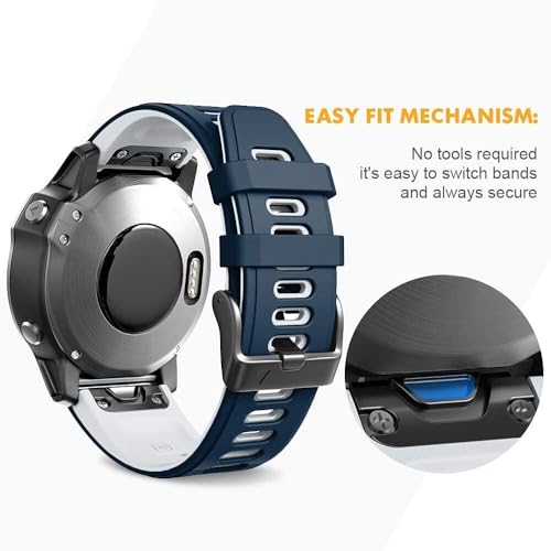 Bracelet Fenix 6S Pro silicone rechange compatible Fenix 7S 5S