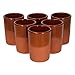 MamboCat 6er Ton-Becher I Teilglasiert I 180 ml I Mediterran I Unikat Handarbeit I Met-Pott I Ton Mug Tumbler I Antike/Vintage I Mittelalter I Wikinger