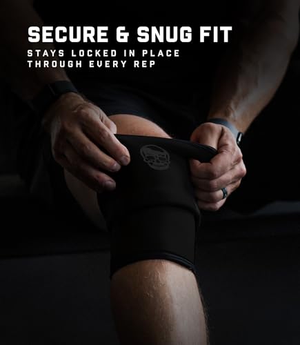 Image of Gymreapers 5MM Knee Sleeves for Weightlifting, Squats, Powerlifting, and Functional Training - Compression Knee Support for Men & Women - Joint Protection & Recovery - Pair