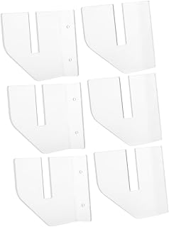BESPORTBLE 3 Pairs Skateboard Storage Bracket Hanging Coat Rack Wall Mounted Wall Mount Clothes Rack Acrylic Trays for Display Skateboard Brackets Acrylic Skateboard Hanger Skateboard Hooks