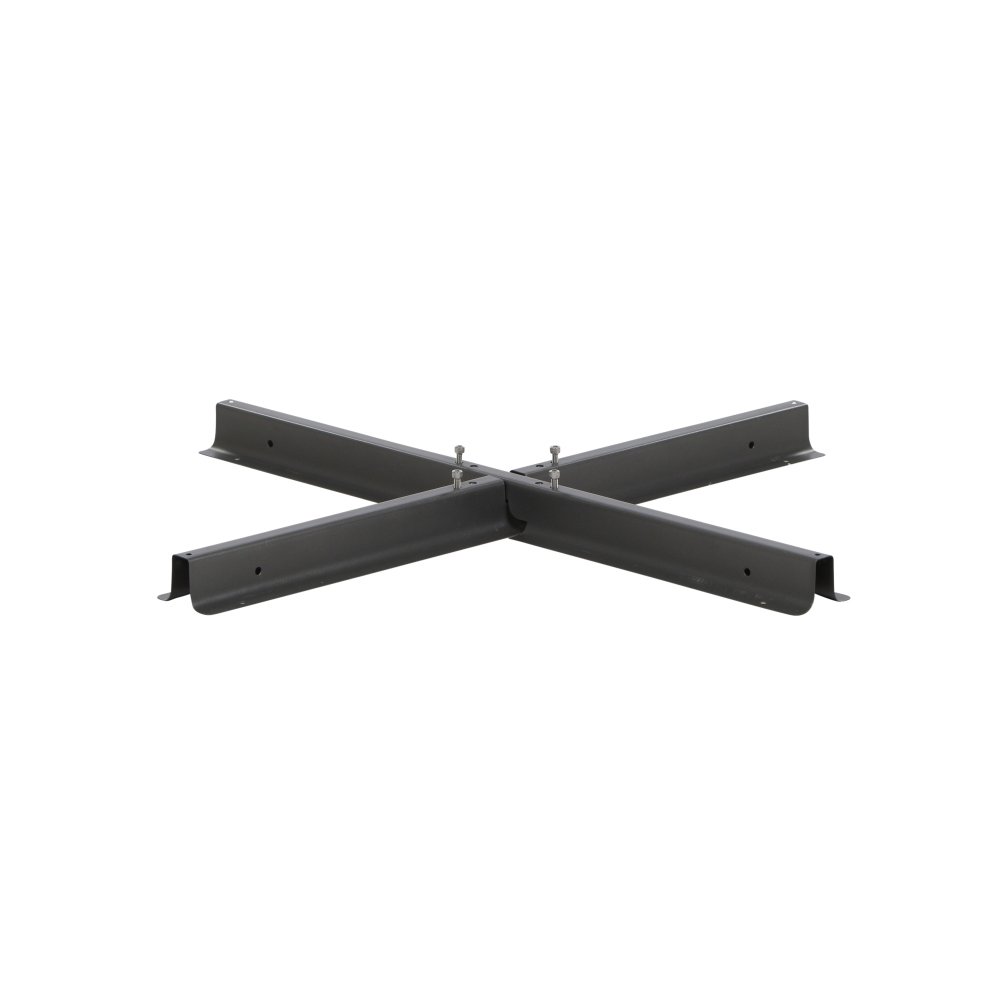 Siena Garden Support de Plaque en Acier de 100 x 100 cm, 6 cm, pour parasols