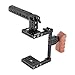 CAMVATE DSLR Camera Cage Top Handle Wood Grip Compatible for Sony Panasonnic - 1175