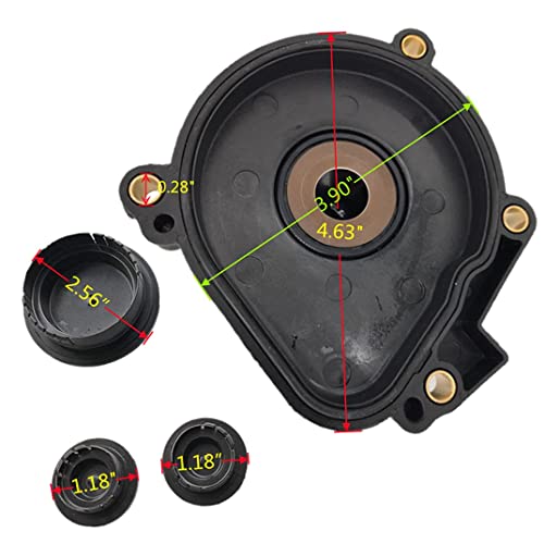 2720100631 Crankcase Oil Separator Breather Cover And Camshaft Expansion Plug Kit Compatible With Ml350 Clk350 Glk350 Slk300 C230 C300 C350 E350 0009986590 0009985690 #TOP2