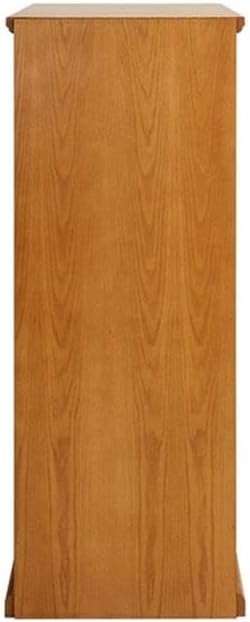 BOWERY HILL Transitional 24.5" D Wood Filing Cabinet with Legal-Sized 4 File Drawers, Lockable Top Drawer, for Small Office or Home Office in Natural Finish
