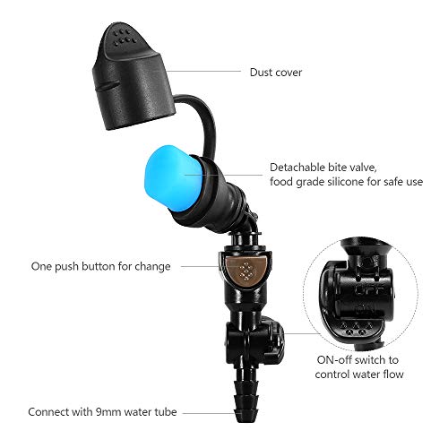 DECDEAL Válvula de Hidratação Válvula de Isca Pacote de Hidratação Válvula de Sucção Do Bocal Da Bex