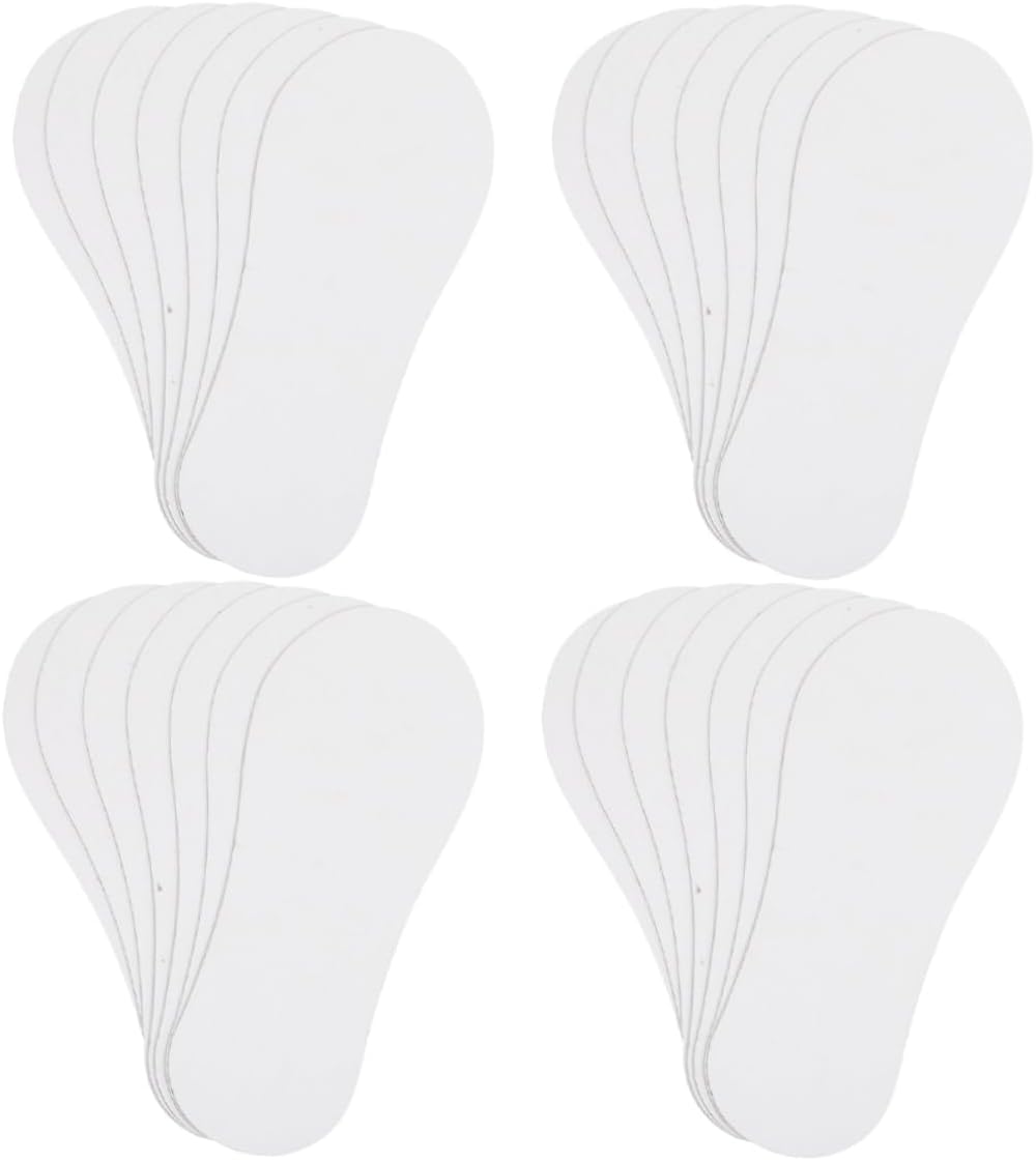 100pcs Invisible Socks Boat Socks Inner Support Inserts Travel Friendly