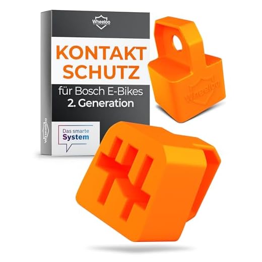 WHEELOO Kontaktschutz Abdeckung für Bosch Powertube 725 Smartes System I 2er Set Ebike Transport Schutz für Powerpack + Power Tube E-Bike Akku