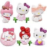 ღAmado Por Niños: Este conjunto decoración pastel Cartoon Hello Kitty fue diseñado como un tema para dibujos animados y Cartoon y definitivamente es amado por los niños.