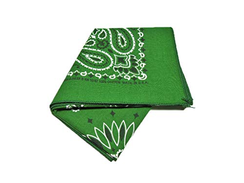 [�n�o�n���N] ���l�R�|�X�� PAISLEY Bandana �y�C�Y���[�E�o���_�i (1.Hunter Green�i�n���^�[�O���[���j)