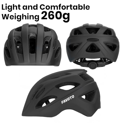 Casco de bicicleta para niños Favoto regulable y transpirable en color azul unisex 5