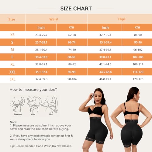 Image of SHAPSHE Shapewear for Women Tummy Control Shorts Body Shaper High Waist Butt Lifter Panties Compression Underwear for Dresse