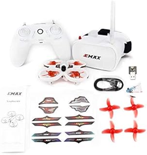 EMAX EZ Pilot FPV Drone RTF Kit with Real FPV for Kids and Beginners 1 stick Flying FPV 5.8G Goggles