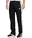 adidas Men's Athletics Essential Track Pants, Black/Black/White, X-Large