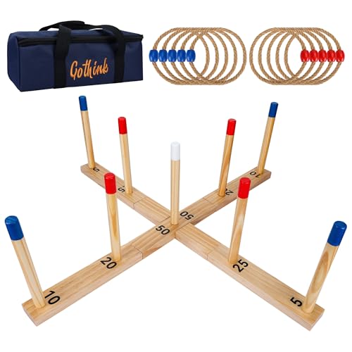 Gothink Extra Large Ring Toss Game for Adults & Kids, 30